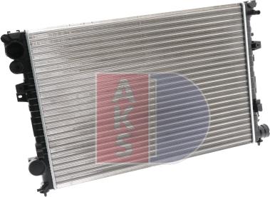 AKS Dasis 060650N - Radiator, engine cooling autospares.lv