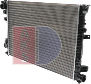 AKS Dasis 060650N - Radiator, engine cooling autospares.lv