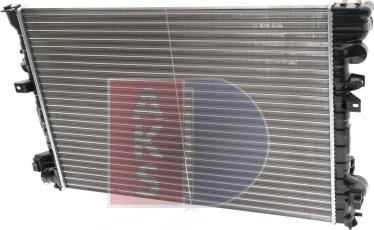 AKS Dasis 060650N - Radiator, engine cooling autospares.lv