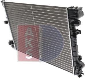 AKS Dasis 060650N - Radiator, engine cooling autospares.lv