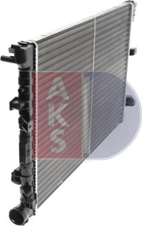 AKS Dasis 060650N - Radiator, engine cooling autospares.lv