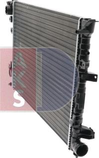 AKS Dasis 060650N - Radiator, engine cooling autospares.lv