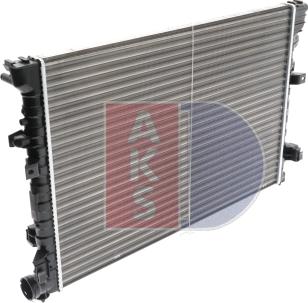 AKS Dasis 060650N - Radiator, engine cooling autospares.lv