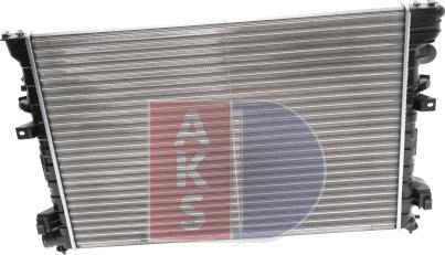 AKS Dasis 060650N - Radiator, engine cooling autospares.lv