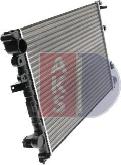 AKS Dasis 060650N - Radiator, engine cooling autospares.lv