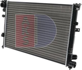 AKS Dasis 060660N - Radiator, engine cooling autospares.lv