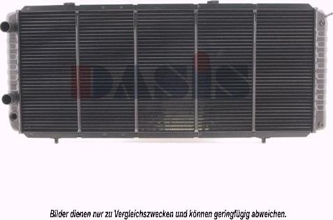 AKS Dasis 060630N - Radiator, engine cooling autospares.lv