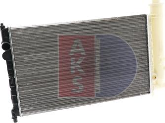 AKS Dasis 060090N - Radiator, engine cooling autospares.lv