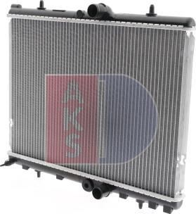 AKS Dasis 060046N - Radiator, engine cooling autospares.lv