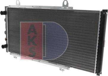 AKS Dasis 060040N - Radiator, engine cooling autospares.lv