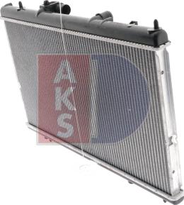 AKS Dasis 060058N - Radiator, engine cooling autospares.lv