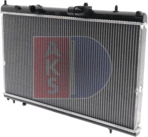 AKS Dasis 060058N - Radiator, engine cooling autospares.lv