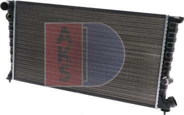 AKS Dasis 060016N - Radiator, engine cooling autospares.lv