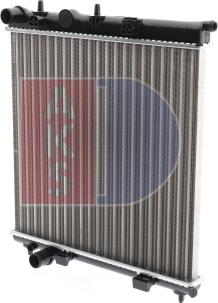 AKS Dasis 060034N - Radiator, engine cooling autospares.lv