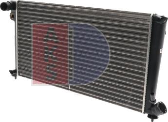 AKS Dasis 060032N - Radiator, engine cooling autospares.lv