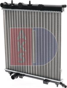 AKS Dasis 060029N - Radiator, engine cooling autospares.lv