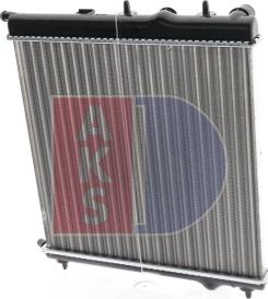 AKS Dasis 060029N - Radiator, engine cooling autospares.lv