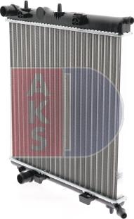 AKS Dasis 060029N - Radiator, engine cooling autospares.lv