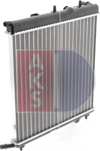 AKS Dasis 060029N - Radiator, engine cooling autospares.lv