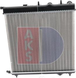 AKS Dasis 060029N - Radiator, engine cooling autospares.lv