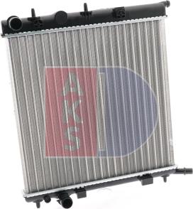 AKS Dasis 060029N - Radiator, engine cooling autospares.lv