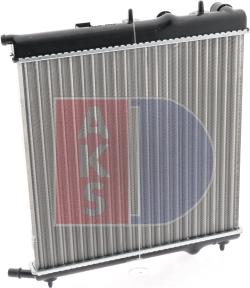 AKS Dasis 060029N - Radiator, engine cooling autospares.lv