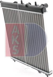 AKS Dasis 060029N - Radiator, engine cooling autospares.lv