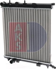 AKS Dasis 060029N - Radiator, engine cooling autospares.lv