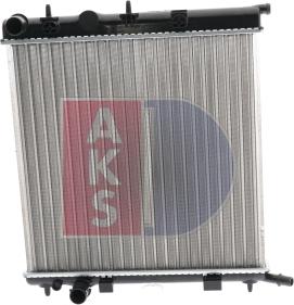 AKS Dasis 060029N - Radiator, engine cooling autospares.lv