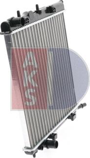 AKS Dasis 060029N - Radiator, engine cooling autospares.lv