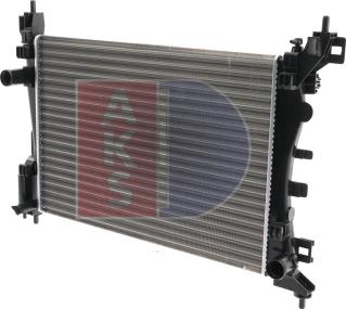 AKS Dasis 060024N - Radiator, engine cooling autospares.lv