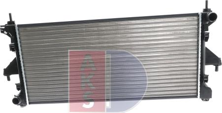 AKS Dasis 060021N - Radiator, engine cooling autospares.lv