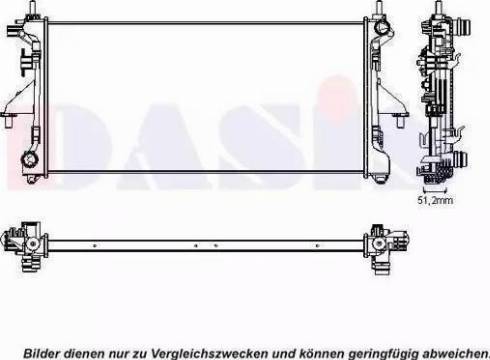 FPS 54 A1225-X - Radiator, engine cooling autospares.lv