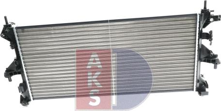 AKS Dasis 060021N - Radiator, engine cooling autospares.lv