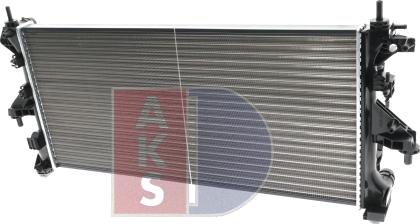 AKS Dasis 060021N - Radiator, engine cooling autospares.lv