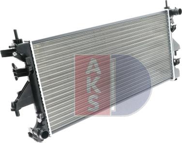 AKS Dasis 060021N - Radiator, engine cooling autospares.lv