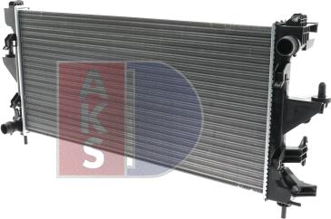 AKS Dasis 060022N - Radiator, engine cooling autospares.lv