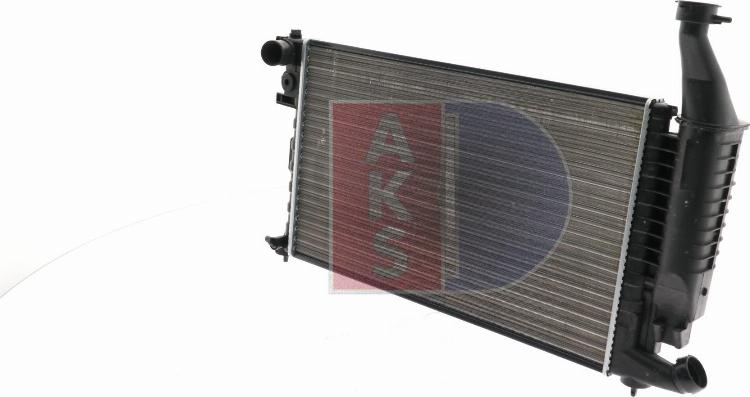 AKS Dasis 060850N - Radiator, engine cooling autospares.lv