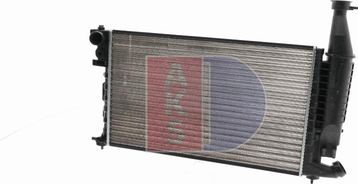 AKS Dasis 060850N - Radiator, engine cooling autospares.lv