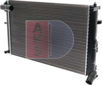 AKS Dasis 060800N - Radiator, engine cooling autospares.lv