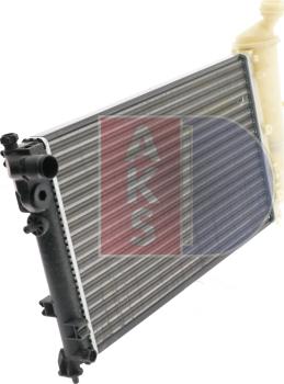 AKS Dasis 060810N - Radiator, engine cooling autospares.lv