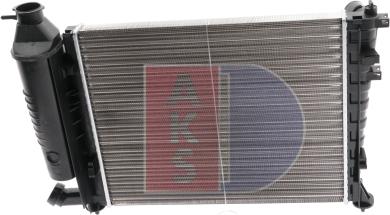 AKS Dasis 060250N - Radiator, engine cooling autospares.lv