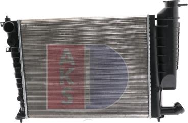 AKS Dasis 060250N - Radiator, engine cooling autospares.lv