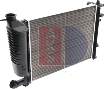 AKS Dasis 060250N - Radiator, engine cooling autospares.lv