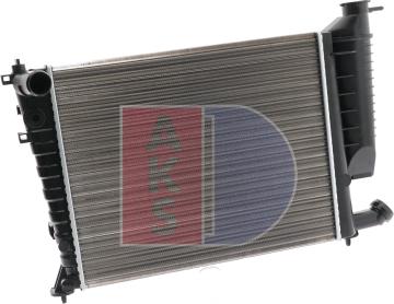 AKS Dasis 060250N - Radiator, engine cooling autospares.lv