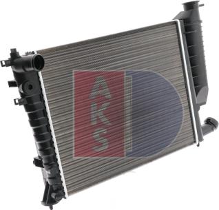 AKS Dasis 060250N - Radiator, engine cooling autospares.lv