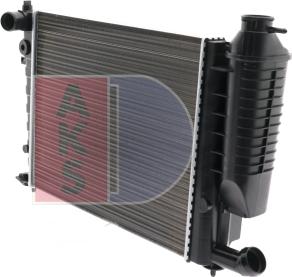 AKS Dasis 060250N - Radiator, engine cooling autospares.lv