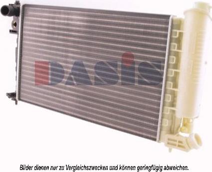 AKS Dasis 060280N - Radiator, engine cooling autospares.lv