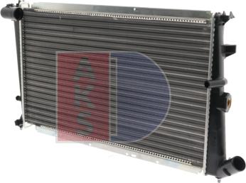 AKS Dasis 060220N - Radiator, engine cooling autospares.lv