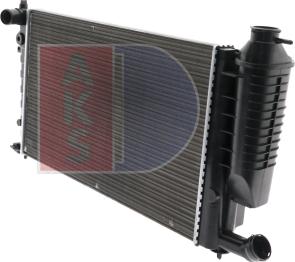 AKS Dasis 060700N - Radiator, engine cooling autospares.lv